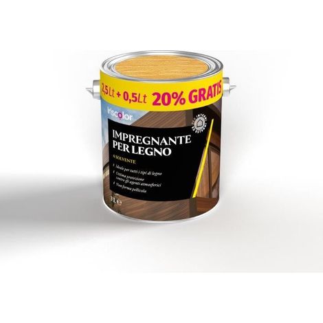 IMPREGNANTE PER LEGNO 2,5+20% OMAGGIO INCOLORE
