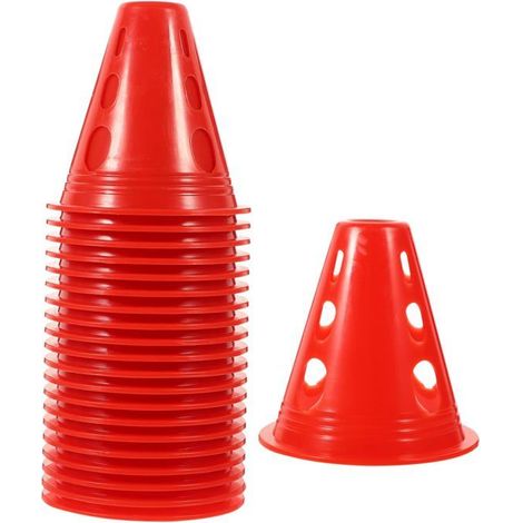BelleRise - Lot de 20 cônes d'entraînement d'agilité, fabriqués dans un matériau durable, adaptés à l'entraînement sportif. (1/5)