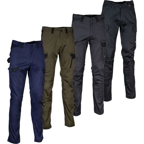 Cofra Nayba Super-Stretch-Arbeitshose - 54 (EU) - Anthrazit