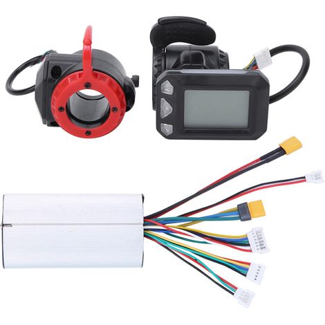 Ensemble d'accessoires de contrôleur en fibre de carbone de 5,5 pouces pour vélo électrique et scooter (contrôleur d'accélérateur et de frein). (1/5)