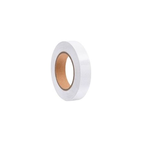 Cinta reflectante blanca, 2,5 cm x 20 m, PVC-Crezuo