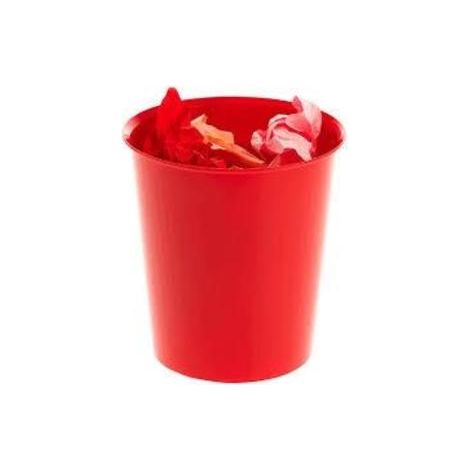 File 2000 bidone per rifiuti in plastica File 2000 anello portasacco opzionale capacità 16 litri 290x310 mm rosso