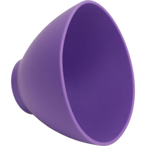 Bol mélangeur dentaire réutilisable, multifonctionnel et flexible pour plâtre, violet, 11 x 11 x 7,5 cm (1/5)