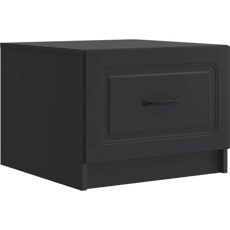 vidaXL  Coffee Table  with Drawer Black 49 x 50 x 37 cm Engineered Wood