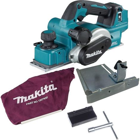 Makita DKP181Z 18v LXT Brushless Cordless Planer Lithium 82mm Bare + Dust Bag (1/4)