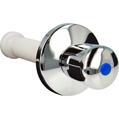 tecuro Verlängerung Set für UP-Ventil 50 - 140 mm, mit Rosette und Griff - verchromt