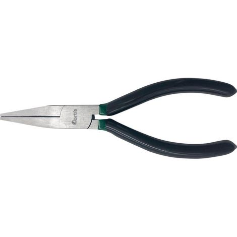 Fortis Langbeckzange poliert, 160 mm, flache Backen, Kunststoff-Griff (1/2)
