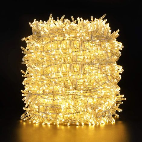 Guirlande Lumineuse, 500LED 100M Guirlande Lumineuse Noël 8 Modes d'éclairage Intérieur et Extérieur Étanche en Basse IP44, Décoration pour la maison,fête Noël,mariage et party etc (1/5)