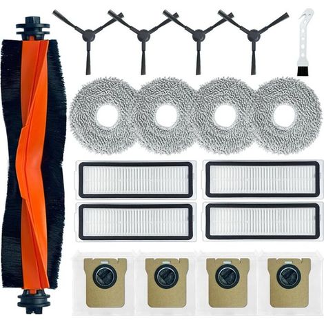 Accessoires de rechange pour aspirateur robot X20 Max et X20 Pro – Brosse principale et filtres HEPA lavables (1/5)