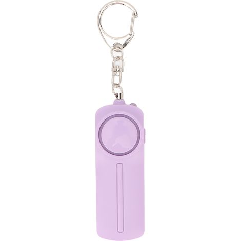 Porte-clés mini alarme d'urgence de, puissant (130 dB), avec lampe torche LED, violet, pour femmes, enfants et personnes âgées - alarme SOS (1/5)