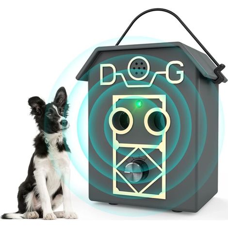 MIMOSON-Dispositif anti-aboiement automatique 15m – 3 niveaux de sensibilité – Ultrasonique étanche pour chiens – Apprentissage des chiots (1/5)
