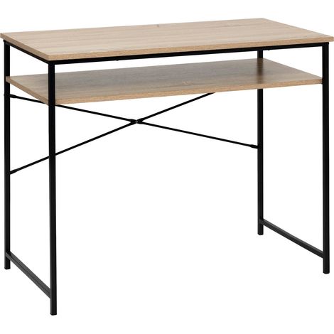 Scrivania aliaj 90x45x75 cm effetto legno - 5five (1/3)