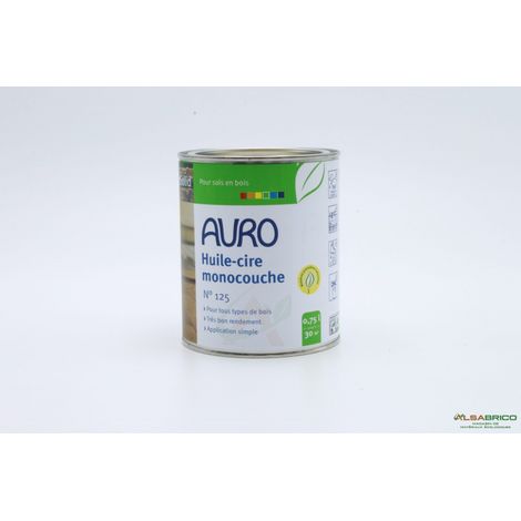 Huile et cire monocouche n°125 AURO, (1/2)