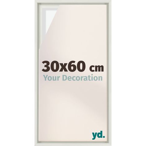 Your Decoration - Cadre flottant - Blanc Mat - Cadre en caisse américaine pour toile sur chassis - MDF - Lyon (1/5)