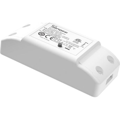 CYRILL – SONOFF BASICR4 Interrupteur Connecté WiFi, 10A/2200W Interrupteur Intelligent WiFi, Protection Auxiliaire Contre la Surchauffe, Commande Vocale, Compatible avec Alexa/Google Home,Home Assista (1/5)
