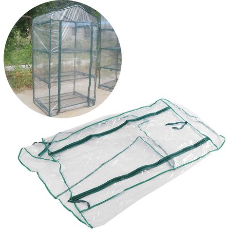 Serre de jardin chaude de 69 x 49 x 126 cm pour plantes à fleurs et jardinage extérieur (1/5)