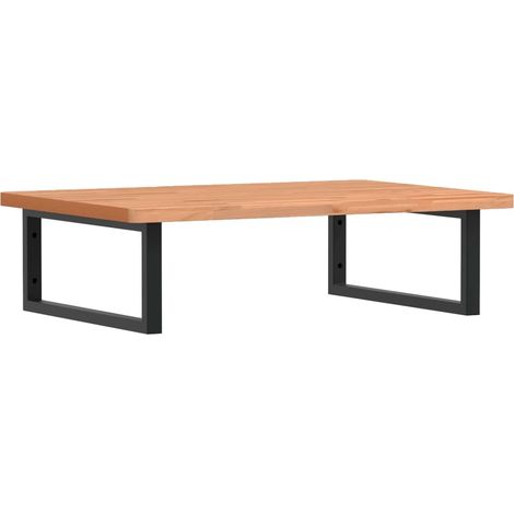Maison Exclusive - Waschbeckenregal Wandmontage Stahl und Massivh