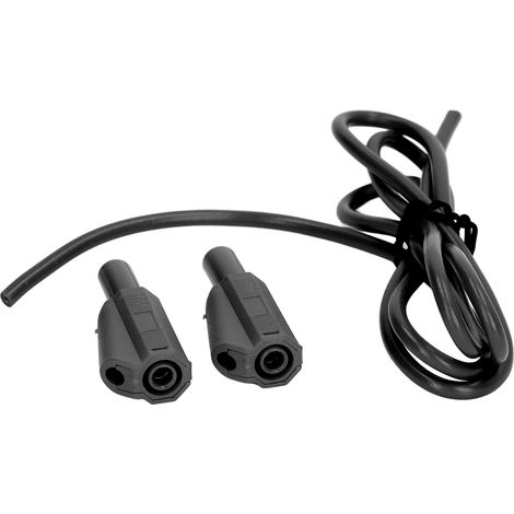 Câble de test J.70021 avec fiche banane, noir, à souder, pour mesure électrique (1/5)