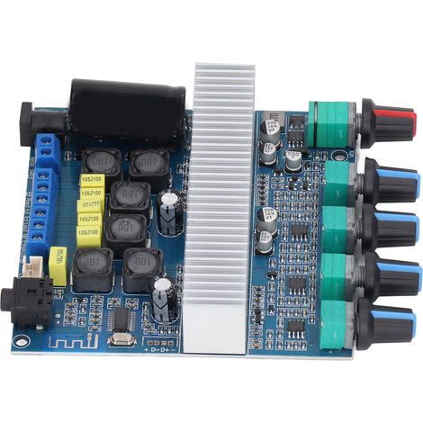 Amplificateur de puissance numérique TPA3116D2 3 canaux Bluetooth 4.2 Carte audio pour haut-parleur 12-24V (1/5)