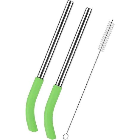 Paille pour Ninja Boss DB301 DB351 smoothie mixeur gobelet réutilisable verre pailles avec brosse de nettoyage A