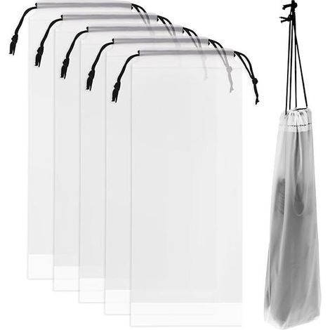 Ensemble de 20 sacs de rangement pour parapluies mouillés — étanches, adaptés aux parapluies pliants et aux parapluies de voyage. (1/5)