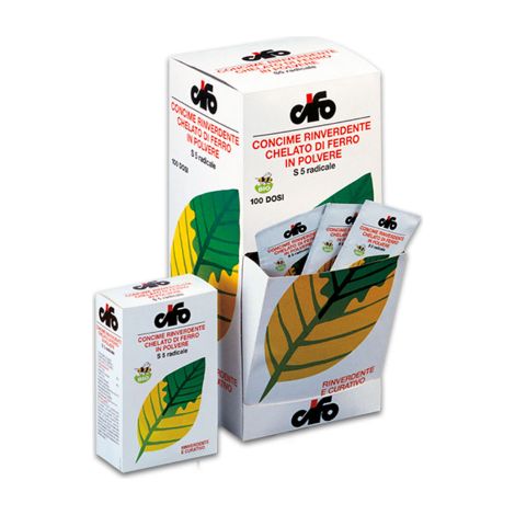 Cifo S5 Concime rinverdente chelato di ferro radicale 100 gr