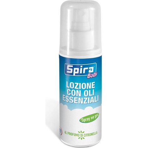 Spira Protezione Repellente Antiinsetti a base di Olii Naturali Profumazione Citronella Bombola NoGas 100ml (1/2)