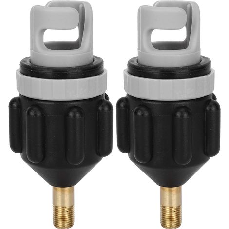 2 Pièces Pompe à Air Adaptateurs pour Planche de Surf, Paddle Board et Canoë, Noir (1/5)