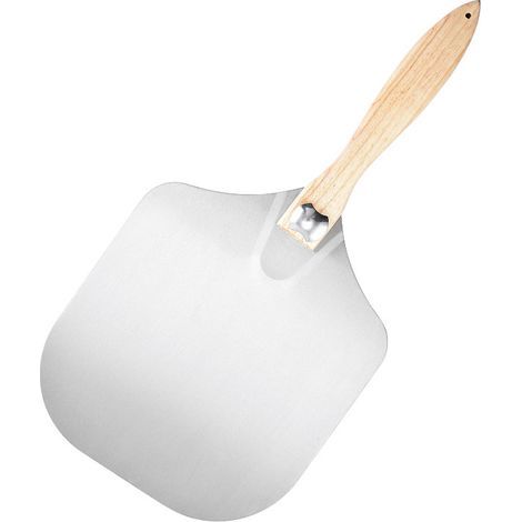 Pelle a Pizza 30 cm, Pelle Pizza avec Support en Aluminium de Grande Surface, plus Stable, Professionnelle Pelle à Pizza avec en Bois Pliable la Cuisson de Pizzas, Pain (1/5)