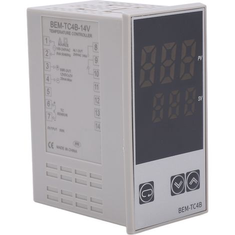 Thermostat numérique PID avec interrupteur d'alarme pour moteurs d'appareils électroménagers 100-240 V CA (BEMTC4B14V) (1/5)