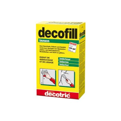 Decofill Spachtelmasse 1 kg, innen decotric (1/2)