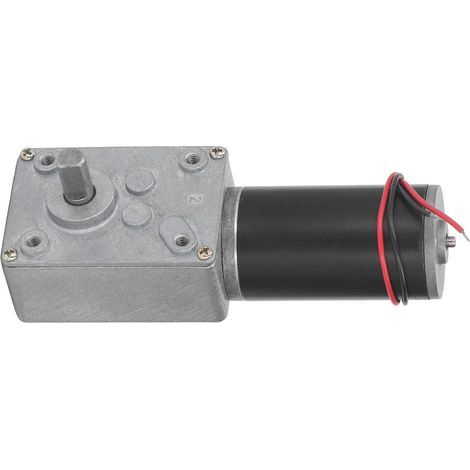 Gleichstrom-12V-Schneckengetriebemotor mit Selbsthemmung, Einwellen-Drehzahlreduzierungsmotor 634JSX 31ZY 100 U/min (1/5)