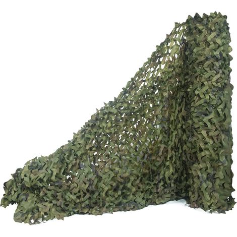 Rollo grande de malla de camuflaje - Ideal para camuflaje, caza y decoración - Perfecto para crear sombra, 1,5 x 10 m (1/5)