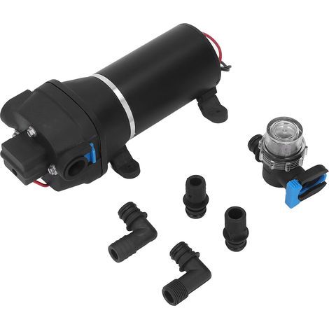 Pompa di sovralimentazione ad acqua a membrana autoadescante, ad alta portata (4,5 GPM), 12V per uso domestico (1/5)