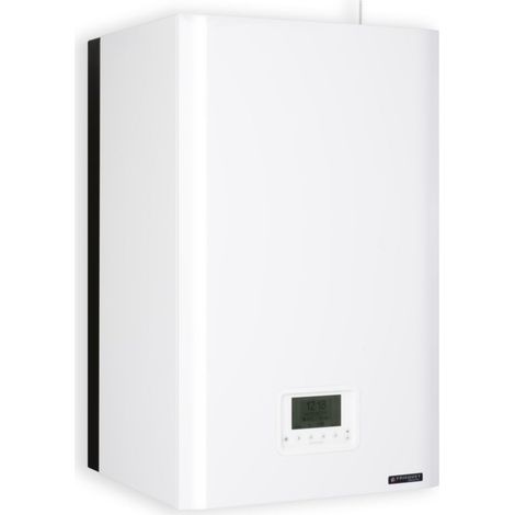 Wirquin – Chaudière gaz à condensation mixte instantanée 32 - 45 kW – Évacuation des fumées par ventouse – Hydromotrix condensation Visio