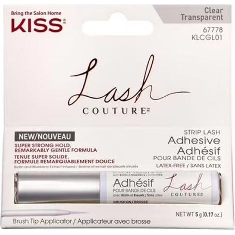Colle Pour Cils - 5 g - Sans Latex - Avec Biotine - Application À L'Applicateur Brosse (1/4)