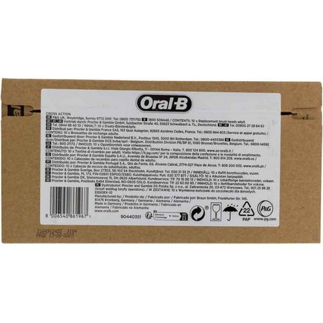 Oral-B Pro CrossAction 10er FFU Aufsteckbürsten