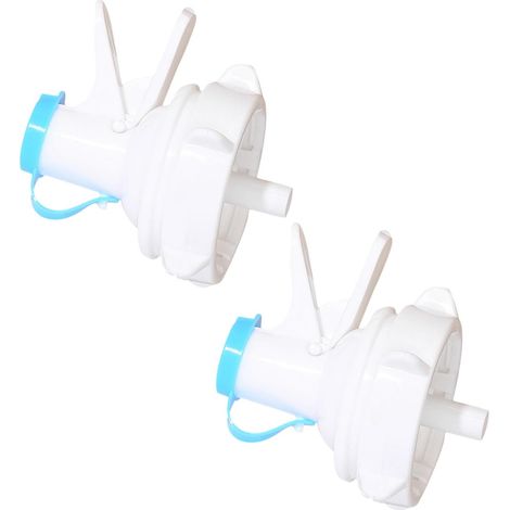 Robinet Distributeur D'eau pour Bouteille, Robinet Bouteille Eau 5l en Plastique, 2pcs, Réutilisable, sans Fuite, Usage Intérieur et Camping (1/5)