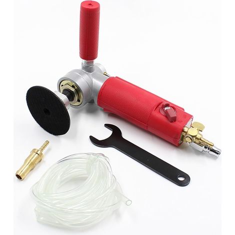 Polisseuse pneumatique 3/4 Pouces meuleuse d'air Machine Polissage Humide marbre Pierre rectifieuse Pierre fraisage Ponceuse à Eau(3 inch) (1/5)