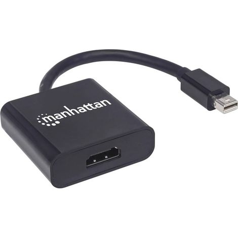 Manhattan 152570 Mini-Display Adaptateur [1x Mini port Display mâle - 1x HDMI femelle] noir blindé, certifié UL 15.00 cm X397661 (1/4)