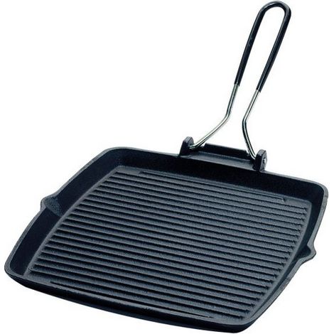Bistecchiera mixgrill 24 x 24cm nero (1/2)