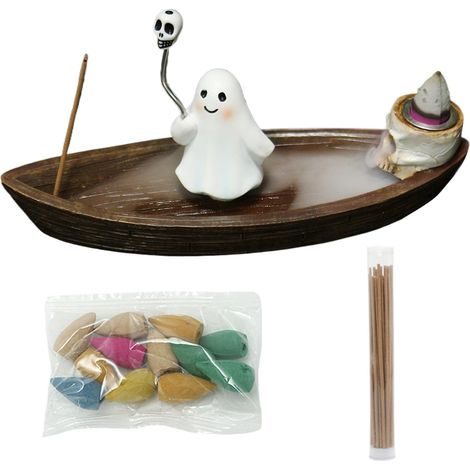 Brûleur d'encens zen pour méditation, décor gothique, récupérateur de cendres (1/5)