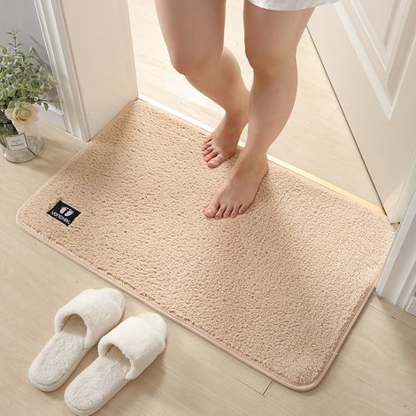 Tapis de bain absorbant à mousse à mémoire de forme, épais antidérapant, tapis d'entrée pour salle de bain, cuisine, couloir et vestibule (1/5)