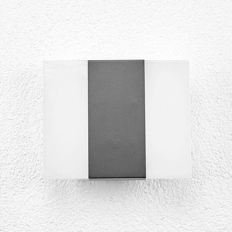 [NEUWERTIG] B-Ware Lindby Börje Led Außenwandleuchte Wandleichte Außenlampe Lampe 9 Watt Grafitgrau (1/2)