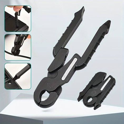 Multifunktionale Edelstahl-Klappzange, Mini-Mehrzweckzange, Schraubendreher, Outdoor-Werkzeug, Handwerkzeug