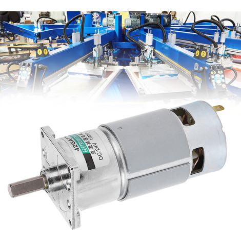 XD-42GA755DC24V Miniatur-Gleichstrom-Getriebemotor, langsam laufender, reversibler Getriebemotor, 300 U/min (1/5)