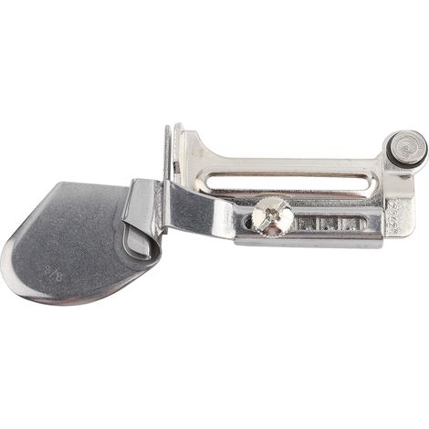 Pince ourlet de machine à coudre plate industrielle, accessoire pour surjeteuse, fixation de bordure repliée (1/5)