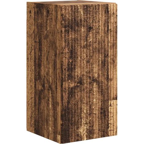 Mobile TV da parete moderno minimalista portaoggetti 30 x 31 x 60 cm legno multistrato legno antico 020054963