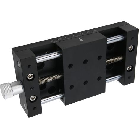 Plateau coulissant à réglage fin manuel par rotation XAxes Linear Stage, en alliage d'aluminium SP80ADB60 (1/5)
