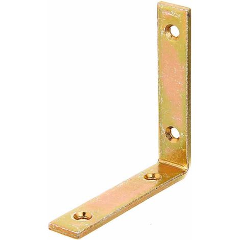 GAH Alberts Balkenwinkel 120x120x20x5mm Stahl roh, gelb galvanisch verzinkt